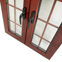 Ventana Arqueada Fija con Diseño de Rejilla, Ventanas Arqueadas de Doble Acristalamiento para el Mercado Australiano
