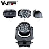 VSHOW X1925 Comb 19X25W LED RGBW 4-in-1 Big Bee Eyes Wash Moving Head Lampe Zoom-Licht für Party Nachtclub Bar Bühnenbeleuchtung