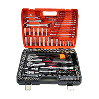 Boîte à outils à bas prix de 122 pièces, jeu de douilles à 12 pans et 6 pans, kits d'outils pour la réparation automobile
