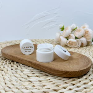 Frascos de plástico redondos para tarros de plástico cosmético con tapas - Product Image 4