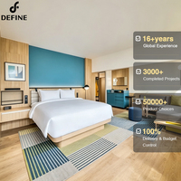 Fournisseur d'usine : Ensembles de mobilier de chambre d'hôtel modernes sur mesure en bois, mobilier complet pour hôtels et projets de rénovation d'appartements hôteliers