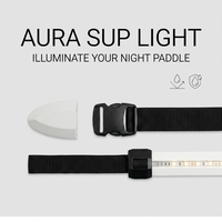 Bande lumineuse LED pour planche de paddle (SUP) la plus vendue – Éclairage de nuit pour planche de surf et kayak – Équipement de sécurité avec sangle et boucle