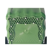 Poubelle mobile en plastique HDPE de 240 L avec couvercle roulant et deux roues, poubelle extérieure