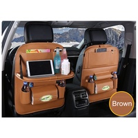 Accessoires intérieurs de luxe pour voiture, organiseur de siège en cuir PU, support pour tablette pour enfants