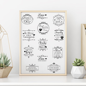 Custom Design UV Waterproof Eco-Friendly Rub <b>Transfer</b> <b>Furniture</b> Stickers Decals 5.5x5.5Inch for School Home Office DIY Art Craft - Product Image 2