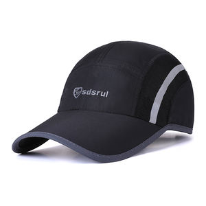 Topi <span class=keywords><strong>baseball</strong></span> tipis dan cepat kering untuk pria, pelindung matahari luar ruangan dan topi matahari bernapas, dibuat khusus dengan strip reflektif. - Product Image 1