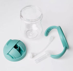 Sızdırmaz Çocuk Su Bardağı, Saplı Bebek İçme Eğitici Bardak, 6 Aydan Büyük Bebekler İçin Siparişli Bardak - Product Image 6