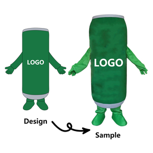 Costumes de mascotte de personnage de dessin animé pour bouteille de bière/boissons OEM, costumes de mascotte personnalisés avec logo pour adultes - Product Image 3