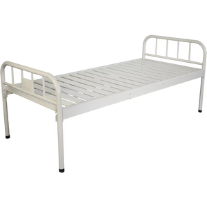 Tête de lit en fer <span class=keywords><strong>d</strong></span>'hôpital à faible coût Lit médical plat simple utilisé dans les hôpitaux et les cliniques - Product Image 3