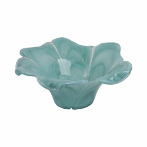 Ciotola Decorativa in Vetro Astratto, Elemento d'Arredo Artistico per Tavolino da Caffè e Decorazione del Soggiorno - Product Image 3