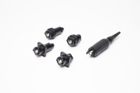Connecteur Hermaphrodite à 2 ou 4 canaux, compatible HMC HMA QPC Qmini Pro Jr, pour faisceau étendu, avec prise et prise femelle pour montage en cloison