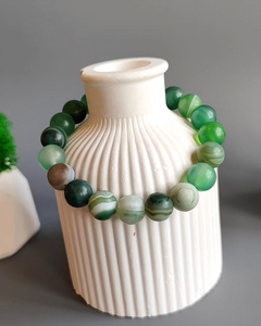 Nouveau bracelet classique minimaliste en pierres naturelles de 4/5/6 mm, cristaux de guérison, améthystes, quartz vert, jades, bijoux, cadeau - Product Image 2