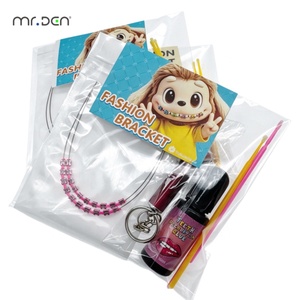 Mr.Den - <span class=keywords><strong>Brackets</strong></span> Dentales <span class=keywords><strong>de</strong></span> Acero Inoxidable para Decoración, Juego <span class=keywords><strong>de</strong></span> Pulseras <span class=keywords><strong>de</strong></span> Moda DIY, Regalo - Product Image 6