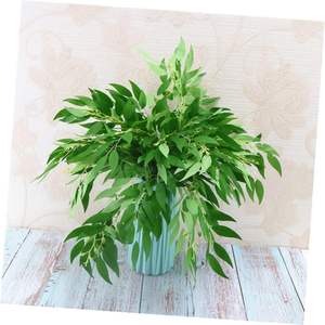 Ramas de Hojas de Sauce Artificiales Verdes de Estilo Moderno para Decoración del Hogar - Product Image 2