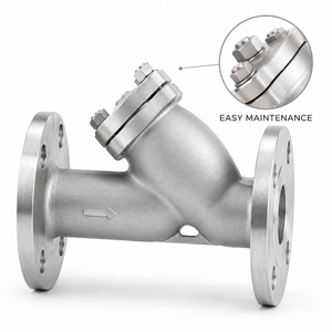 <span class=keywords><strong>Filtre</strong></span> <span class=keywords><strong>à</strong></span> grille en Y robuste <span class=keywords><strong>à</strong></span> brides pour systèmes industriels d'eau, d'huile, de gaz, de vapeur et de produits chimiques - Product Image 2