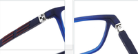 Lunettes optiques carrées TR90 personnalisées compatibles pour hommes - Toutes formes de visage