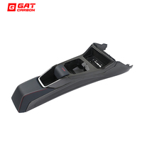Console centrale en fibre de carbone sèche LHD & RHD, style CS, tunnel central avec accoudoir pour BMW G80 G81 M3 G82 G83 M4 G87 M2