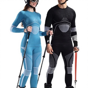Completo da Sci a Due Pezzi a Vita Alta in Spandex e Nylon, Asciugatura Rapida, Set Termico per Uomo e <span class=keywords><strong>Donna</strong></span>, Intimo Sportivo Compressivo - Product Image 1