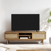 Meuble TV flottant moderne en bois, console et table TV en bois, style 2026, directement de l'usine, pour salon