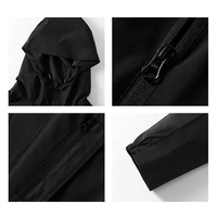 Veste longue de printemps coupe-vent à capuche, légère et compactable, en tissu recyclé certifié GRS, protection solaire, style luxe discret, OEM ODM