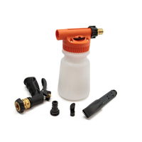 Pistolet à mousse pour lavage de voiture, pulvérisateur de mousse pour tuyau d'arrosage, produit de nettoyage facile à utiliser pour voitures, camping-cars, bateaux et motos