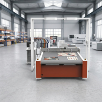 Découpeuse CNC à couteau oscillant pour l'industrie du meuble, la tapisserie de canapé, le cuir, le mousse, l'éponge, le tissu, avec nesting intelligent des motifs