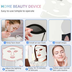 Máscara Facial <span class=keywords><strong>LED</strong></span> para el Cuidado de la Piel, Equipo de Belleza Facial, Terapia de Luz Roja, Cuidado Personal de la Salud de la Piel, Más Vendida - Product Image 5