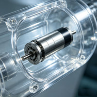 Motor de dedo para robot humanoide, motor CC sin escobillas sin núcleo con engranaje planetario, codificador de 12 mm para bicicletas eléctricas inteligentes y hogares inteligentes