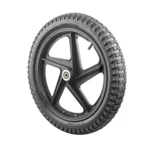 Roue pneumatique en caoutchouc 16x2.4 pouces avec moyeu en aluminium directement en usine pour poulailler mobile et chariot à main - Product Image 1