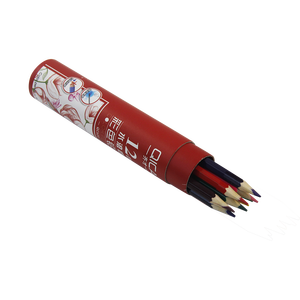 Set <span class=keywords><strong>de</strong></span> 12 Lápices <span class=keywords><strong>de</strong></span> Colores Biodegradables en Tubo <span class=keywords><strong>de</strong></span> Kraft, Lápices Acuarelables para Estudiantes, <span class=keywords><strong>Pintura</strong></span> y Dibujo - Product Image 6