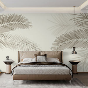 <span class=keywords><strong>Mural</strong></span> de papel de pared con hojas botánicas tropicales impresas en 3D personalizadas, decoración de interiores, <span class=keywords><strong>Pintura</strong></span> Artística impermeable a prueba de humedad - Product Image 1