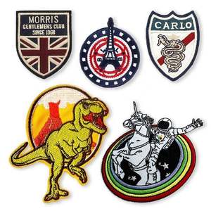 Manufacturer Design Clothing Applique <b>Patch</b> With Embroidered <b>Patches</b> Custom Embroidery - Product Image 3
