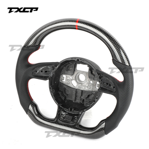 Volante Deportivo de Fibra de Carbono para Modelos <span class=keywords><strong>Audi</strong></span> A1/A3/A4/A5/A6/A7/A8/RS, Marca TXCP, Modelo B8.5 - Product Image 3