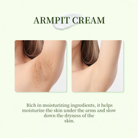 Crème de Soin des Aisselles Végétalienne et Sans Produits Chimiques, Inodore, Rafraîchissante, Hydratante, Lisse la Peau des Aisselles, Vente Chaude, OEM ODM Personnalisé