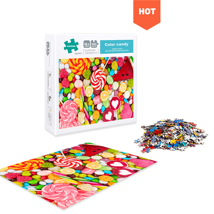 Лучший продавец Amazon, американский поставщик, изготовление на заказ, Космический цикл, голубой космос, 1000 карт, головоломка