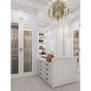 Nouvelle Armoire Îlot Traditionnelle Autoportante Grande Capacité <span class=keywords><strong>en</strong></span> Laque, Luxe, Double Porte, Intégrée, Écologique, pour <span class=keywords><strong>Dressing</strong></span> - Product Image 2