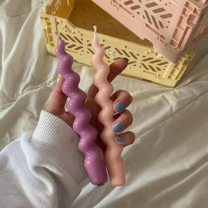 Cena di nozze all'ingrosso 8 10 candela/candel affusolata pilastro ritorto lungo 12 pollici - Product Image 2