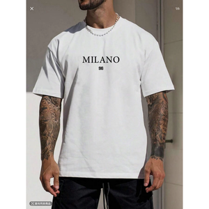 T-shirt pour homme en modal pur à manches courtes, 180 grammes, personnalisé par l'usine locale, OEM - Product Image 3