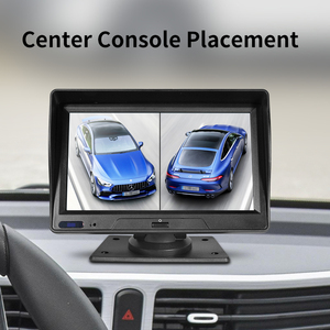 Camera Hành Trình Xe Hơi Kép 2 Ống Kính Camera Chiếu Hậu Máy Quay Video Xe Hơi HD 7 Inch Mới Camera Giám Sát Lái Xe Ô Tô - Product Image 5