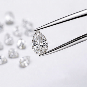 Diamant de laboratoire 50 points taille brillant poire, clarté VS1, fournisseur de diamants synthétiques en vrac - Product Image 6