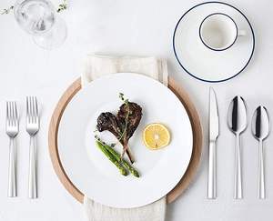 Juego de Cubiertos de Boda de Alta Calidad, Acero Inoxidable 430, Tenedor, Cuchillo y Cuchara, Juego de Cubiertos Modernos al por Mayor con Acabado Pulido Espejo - Product Image 3