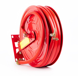 Enrouleur de tuyau d'incendie industriel 20m/25m/30m, boîte d'enrouleur de tuyau d'eau, accessoire d'équipement de lutte contre l'incendie - Product Image 2
