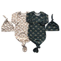Sombreros de fibra de bambú y seda de leche para bebé, gorros suaves elásticos, 100% algodón o poliéster, personalizados