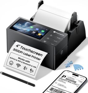 <span class=keywords><strong>Imprimante</strong></span> d'étiquettes thermiques Phomemo 300 DPI Wi-Fi 4x6 PM643, <span class=keywords><strong>imprimante</strong></span> thermique sans fil AirPrint, stockage pour les petites entreprises - Product Image 1