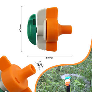 Microaspersor de 360 grados con boquilla de 6 mm y 7,5 mm para riego agrícola en invernaderos, fabricado en Israel con material POMPP - Product Image 2