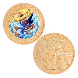 Pokémon, Pikachu, Pièces de monnaie commémoratives, Médailles commémoratives, Cadeaux de merchandising anime, Cadeaux de collection - Product Image 4