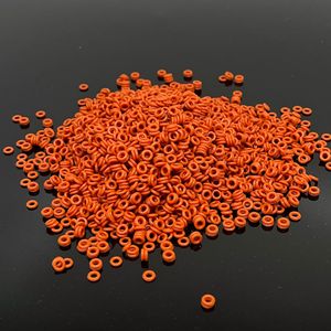 <b>Silicone</b> O-rings 6x2x2mm For Bracelet Making Round Sealing Positioning Anti-slip Jewelry <b>Tools</b> - Product Image 1