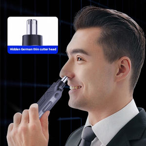 Vente en gros Portable personnalisé en acier inoxydable <span class=keywords><strong>manuel</strong></span> <span class=keywords><strong>nez</strong></span> oreille tondeuse électrique/batterie voiture-friendly USB alimenté pour le ménage - Product Image 6