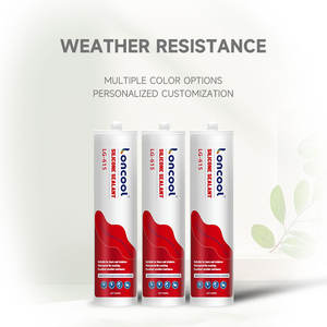 LONCOOL Mastic de <span class=keywords><strong>calfeutrage</strong></span> pour vitres, résistant aux intempéries, en vrac, transparent, en silicone adhésif - Product Image 5