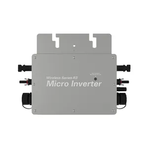 WVC inverter mikro 600W MPPT, inverter mikro tenaga surya tanam, pemantauan Wi-Fi, inverter mikro tenaga surya